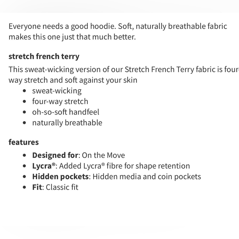 Lululemon city sweat full zip hoodie black size large - Picture 4 of 8